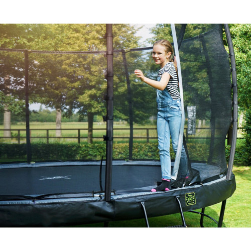 Батут  EXIT Elegant Premium 305 cm black Deluxe - фото №7